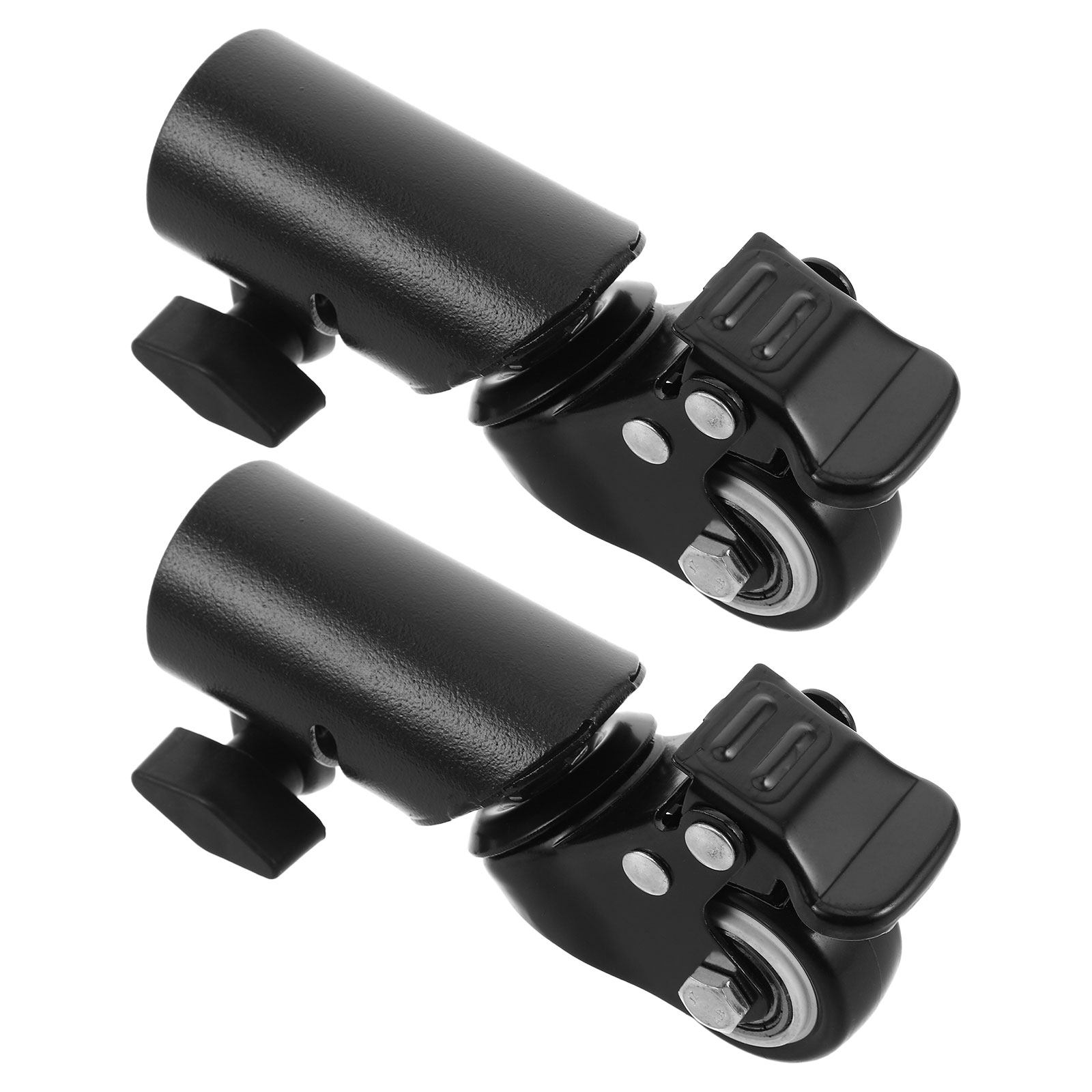 Speaker Stand Tripod - 2Pcs Swivel Locking Wheels Speaker Stand