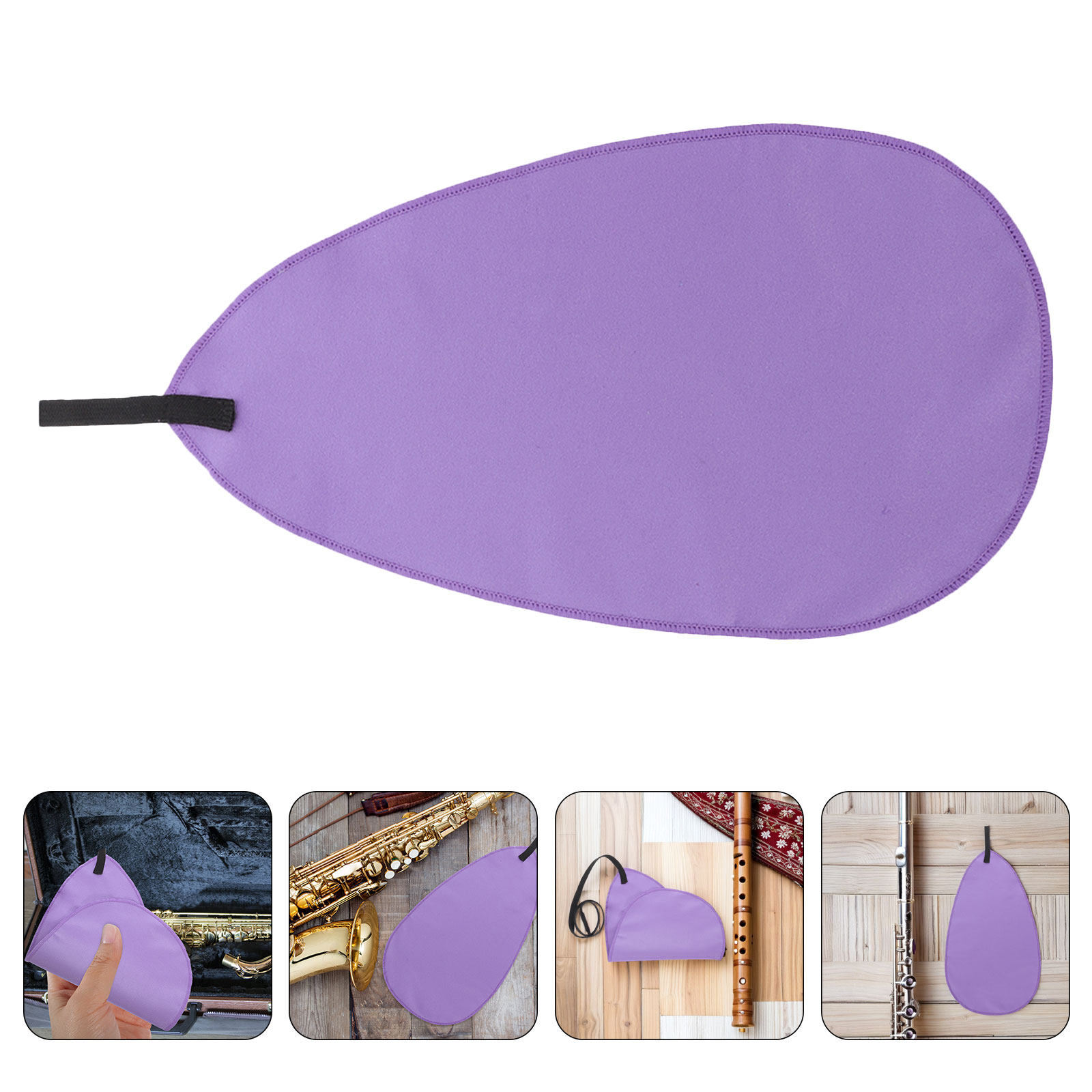 Clarinet Care Kit - 6Pcs Saxophone Cleaning Cloth Swab Kit