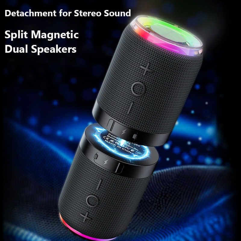 Audio Music Play - Magnetic 2 in 1 Bluetooth Speaker