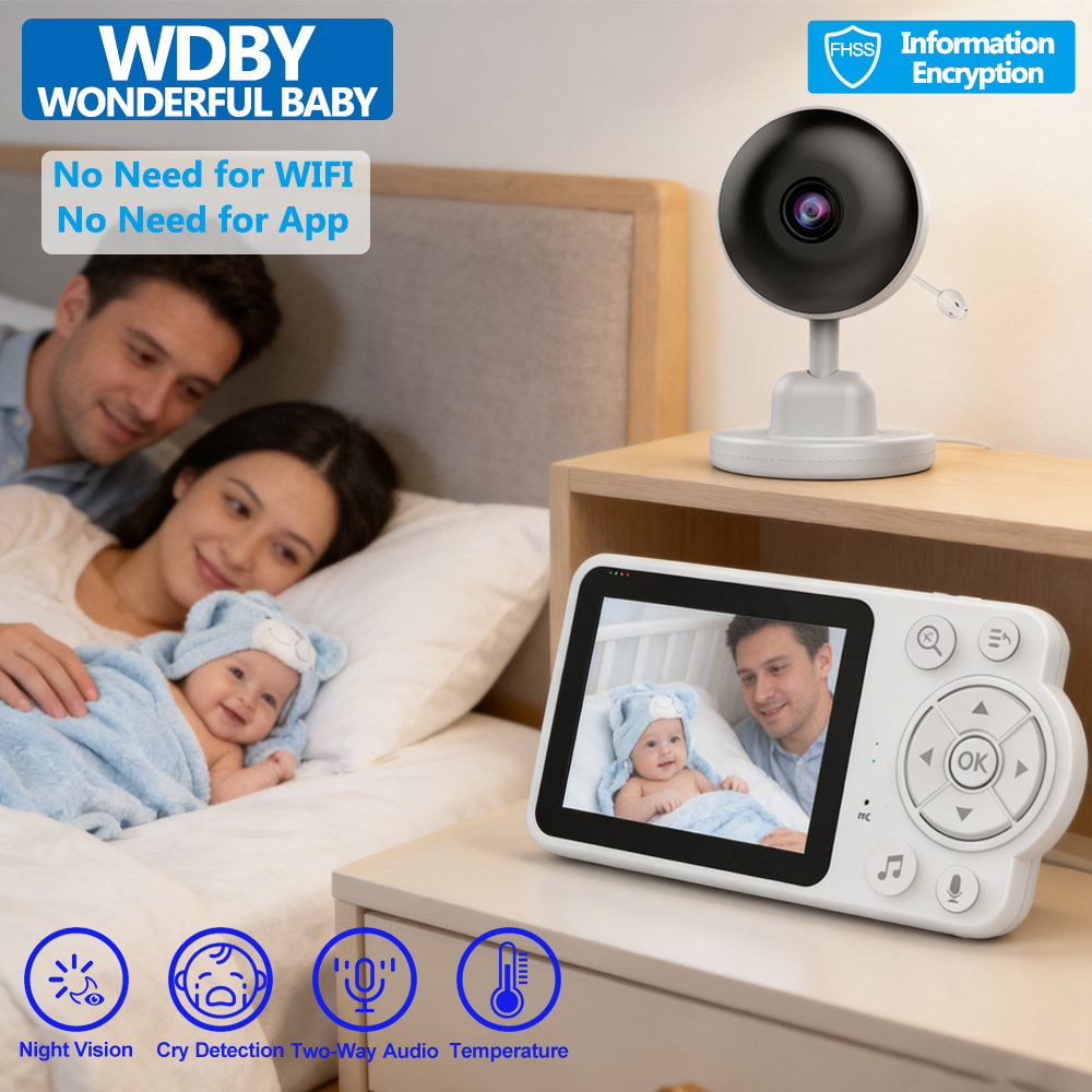 Zoom Audio Music - 2.8 Inch Video Baby Monitor Digital