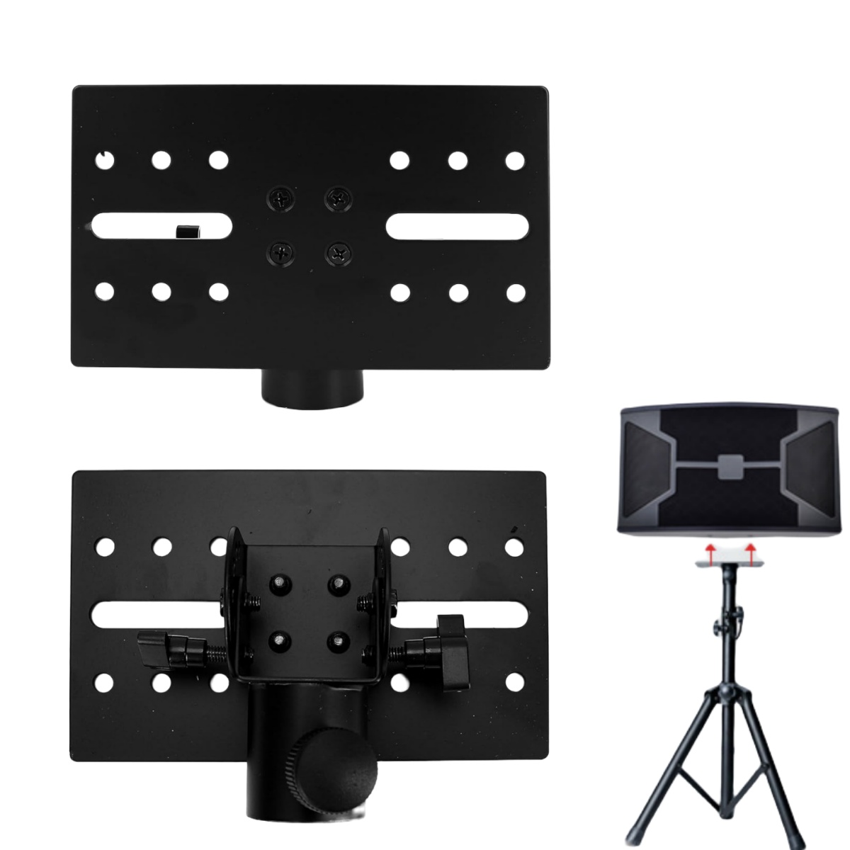 Speaker Stand Tripod - Miwayer 35mm Rotatable Metal DJ Speaker