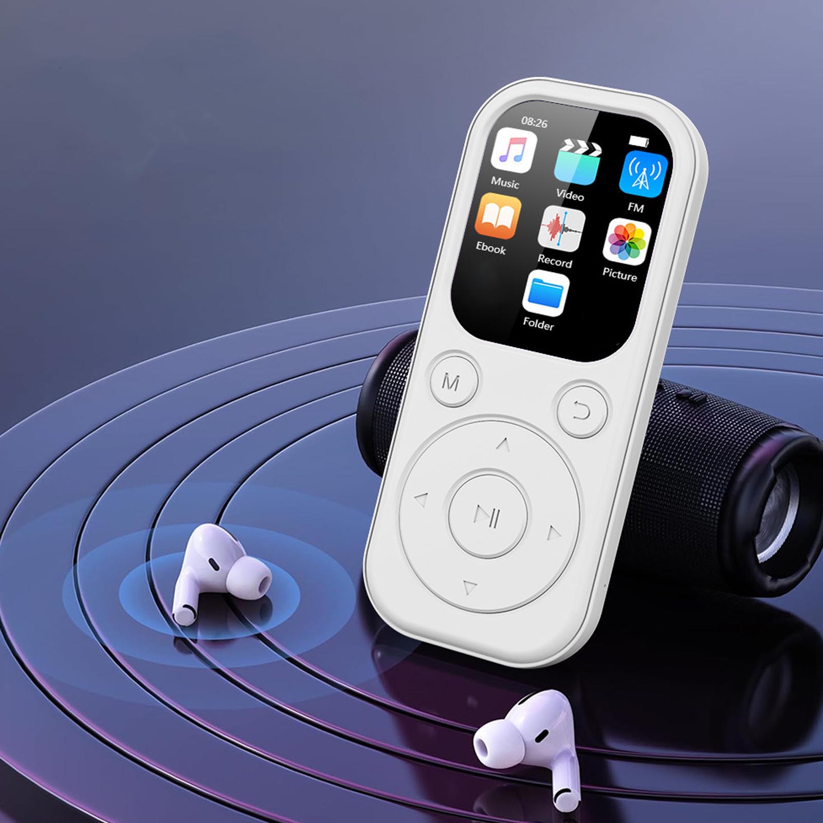 Music Audiobook - Portable MP3 Player Bluetooth 5.4 -