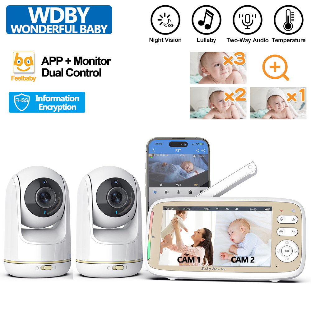 VB803 PRO Baby Monitor with 2p - Zoom Audio Music avaliação e preço