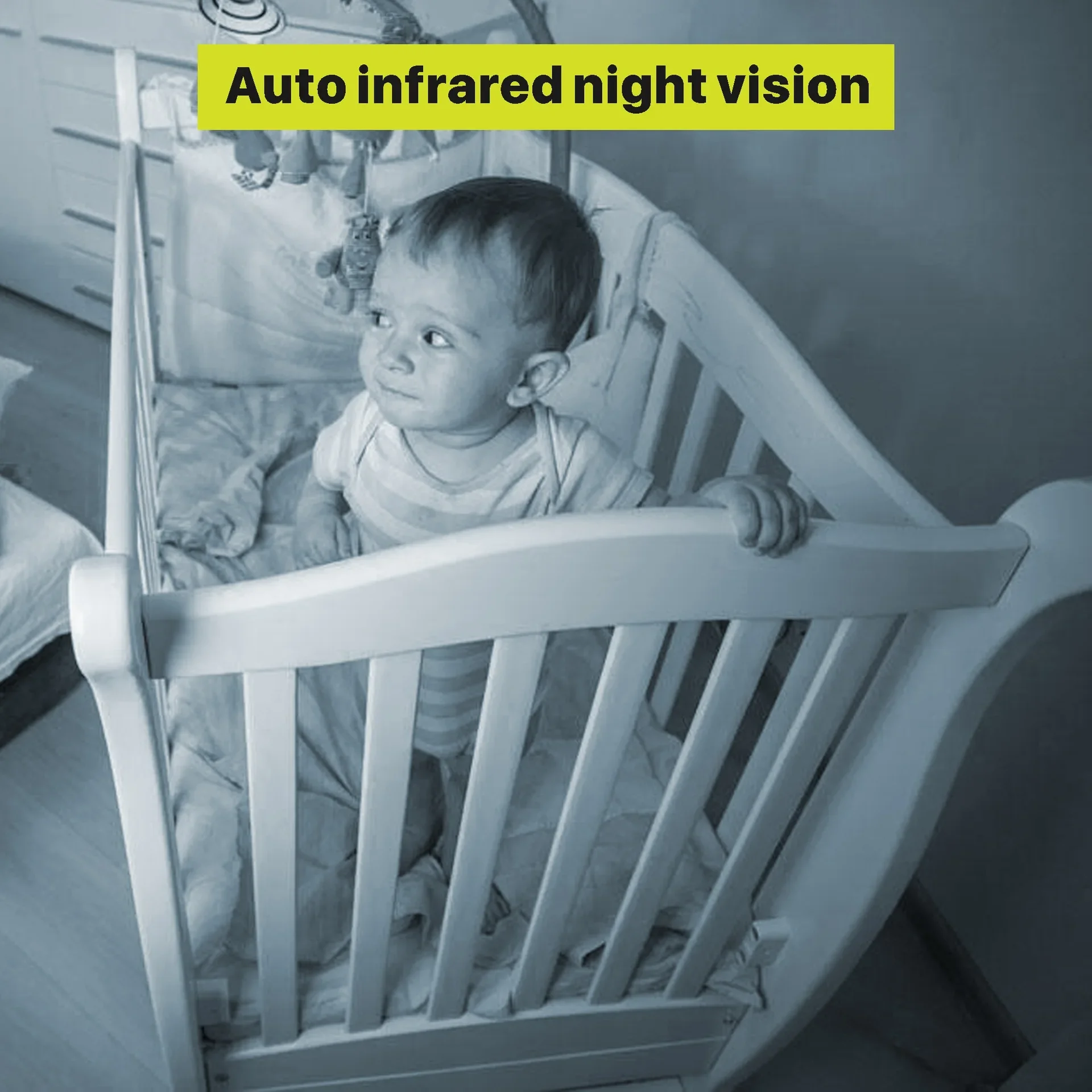 5.0 Inch Video Baby Monitor Wi - Zoom Audio Music avaliação e preço