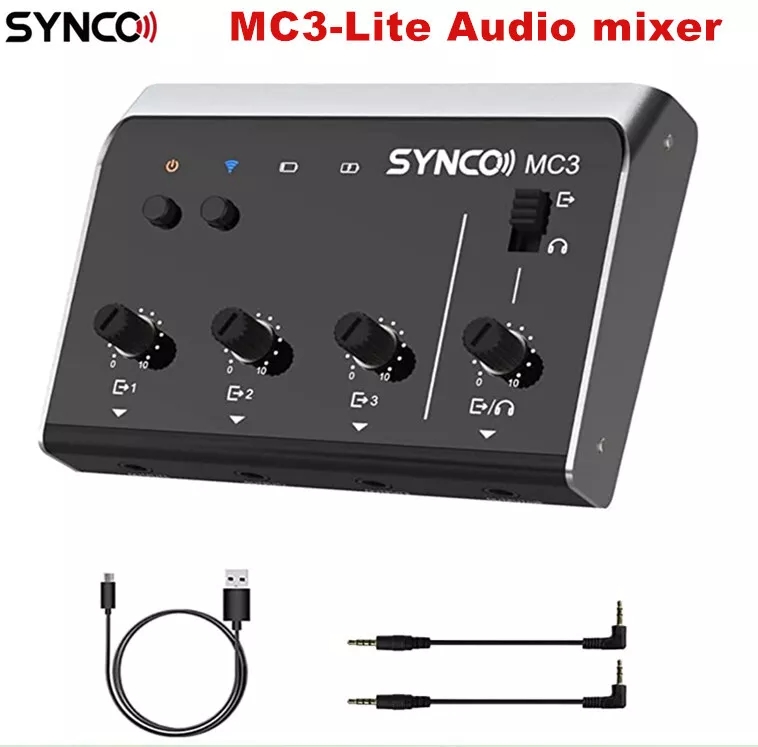 Synco MC3 Lite Audio Mixer 4 C - Audio Music Mixer avaliação e preço