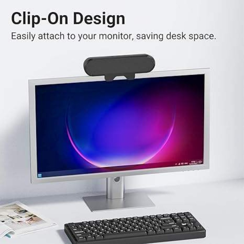 Portable Clip-on USB Soundbar  - Audio Music Free Online avaliação e preço