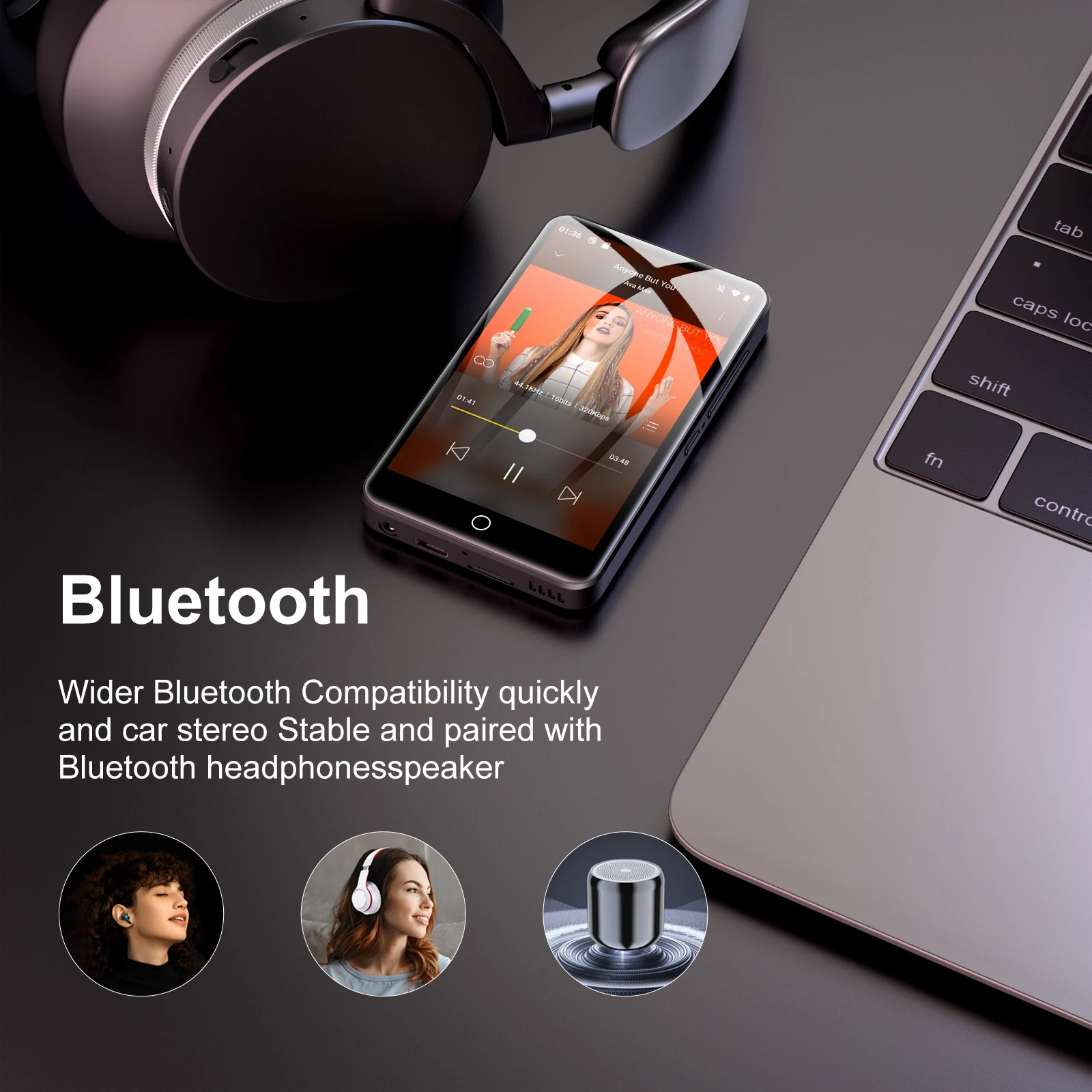 80G HiFi MP3 MP4 Player Blueto - Music Audiobook avaliação e preço