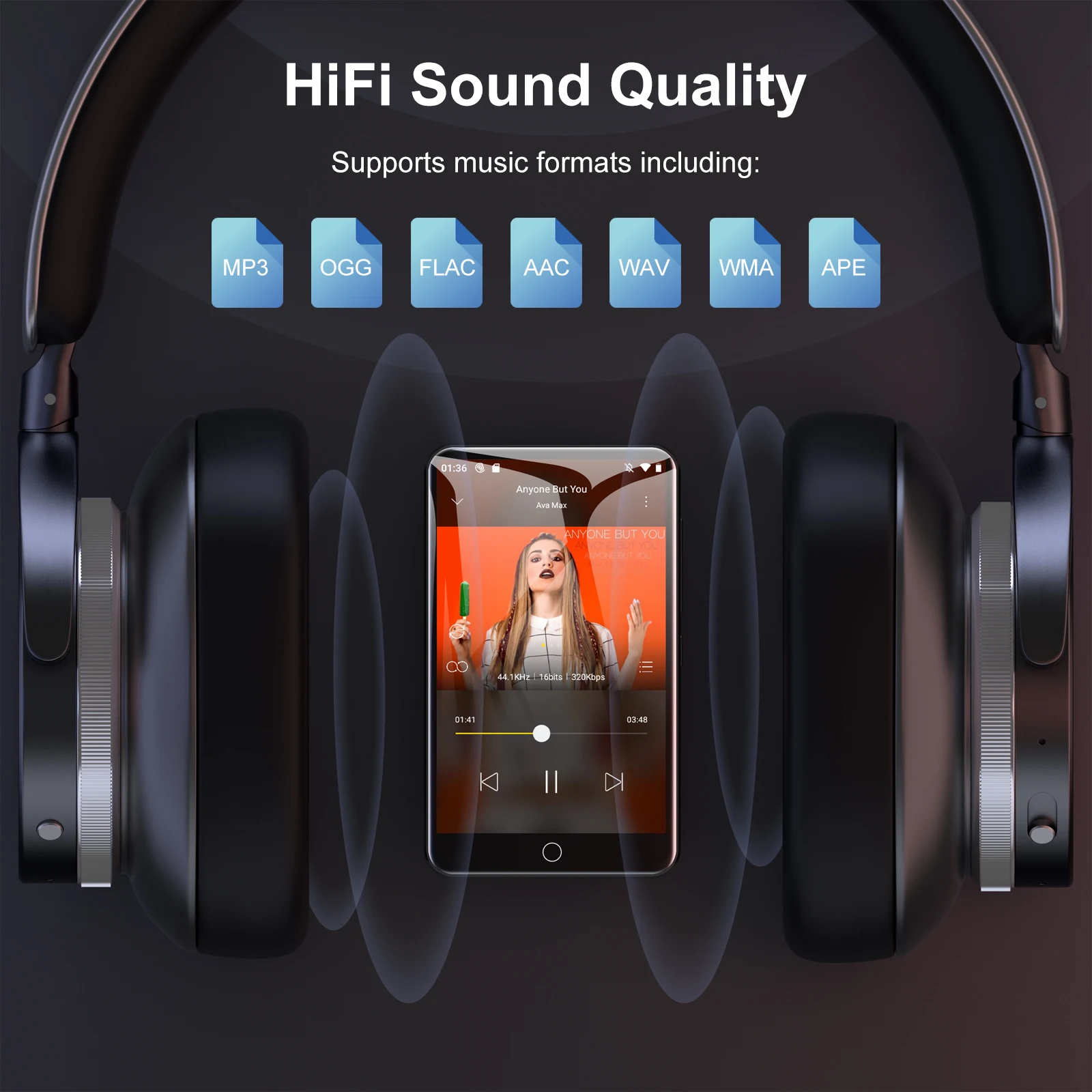 80G HiFi MP3 MP4 Player Blueto - Music Audiobook avaliação e preço