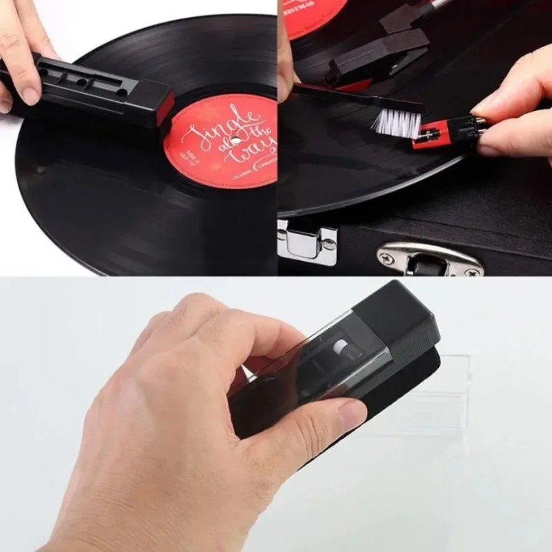 Antistatic Vinyl Record Cleane - Audio Music Cleaner avaliação e preço