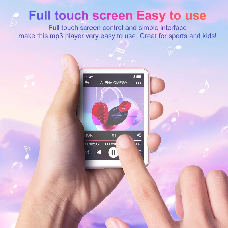 128GB Bluetooth 5.4 MP3 Player - Music Audiobook avaliação e preço