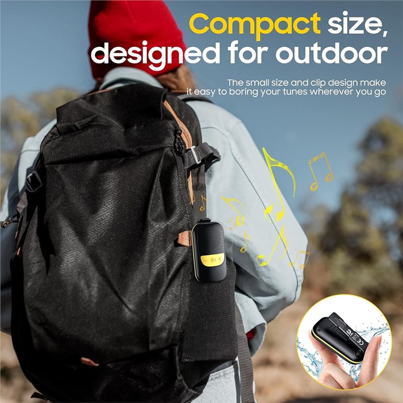 B68C Clip-On Portable Bluetoot - Audio Music Free Online avaliação e preço