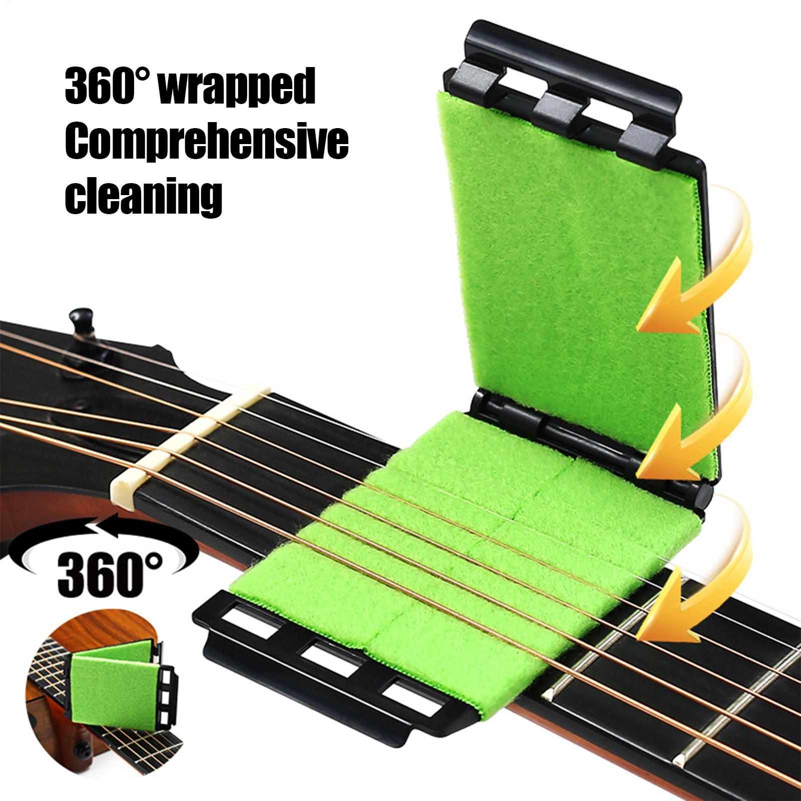 Guitar String Cleaner Cloth Gu - Audio Music Cleaner avaliação e preço