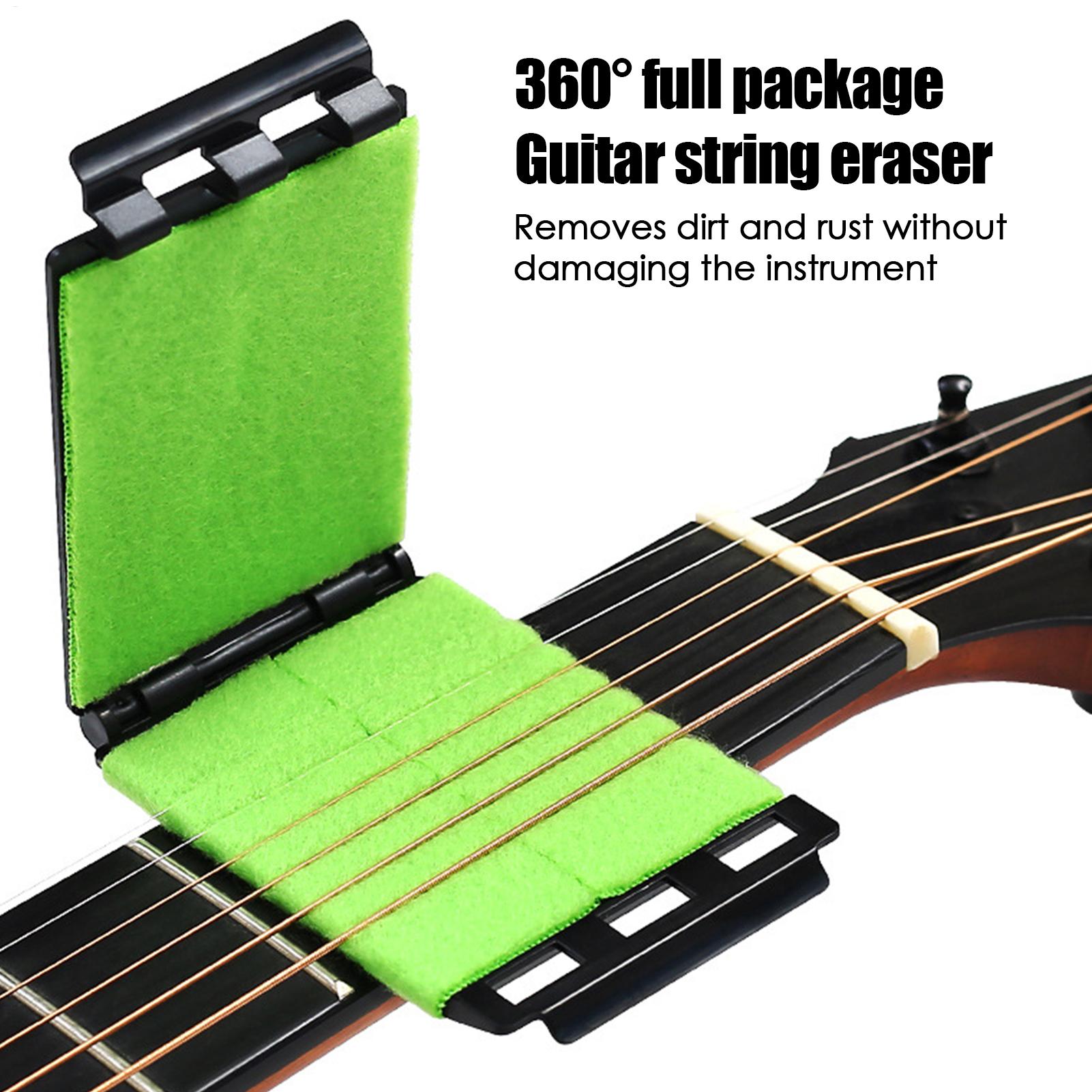 Guitar String Cleaner Cloth Gu - Audio Music Cleaner avaliação e preço