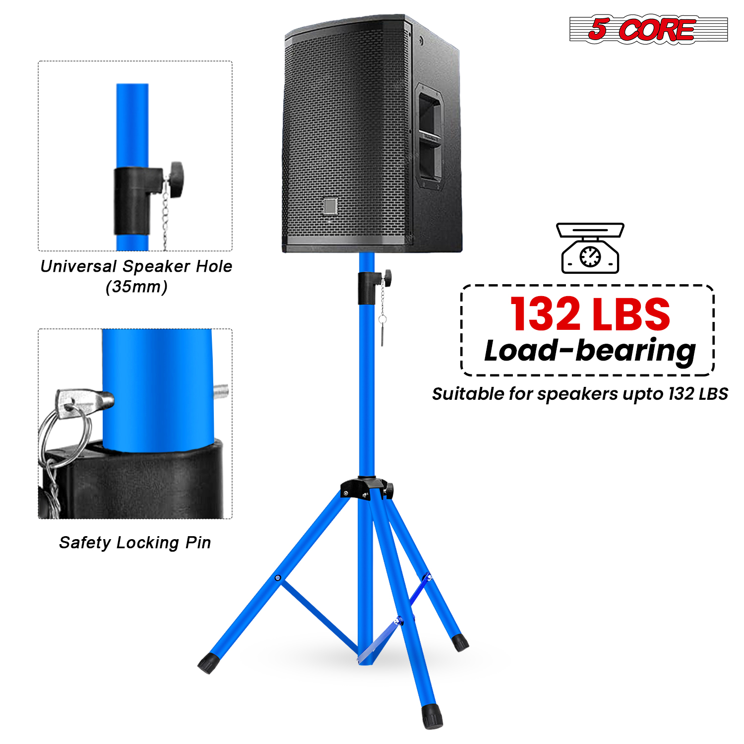5 Core Speaker Stand Tripod He - Speaker Stand Tripod avaliação e preço