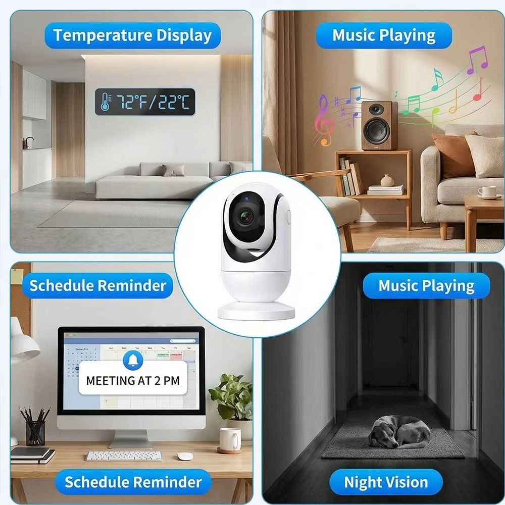 7-Inch 1080P Baby Monitor with - Zoom Audio Music avaliação e preço