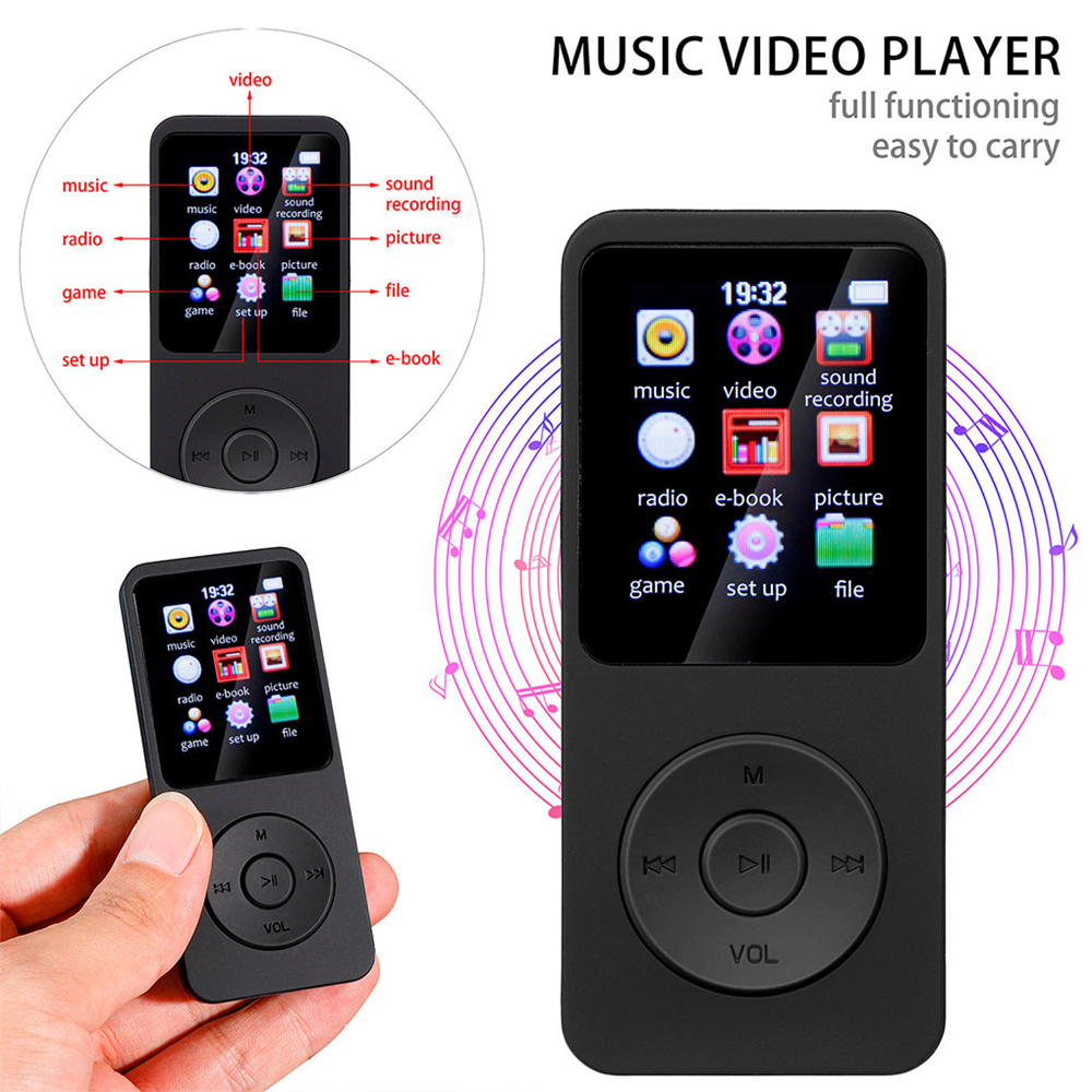 1.8''Screen MP3 Player Bluetoo - Music Audiobook avaliação e preço