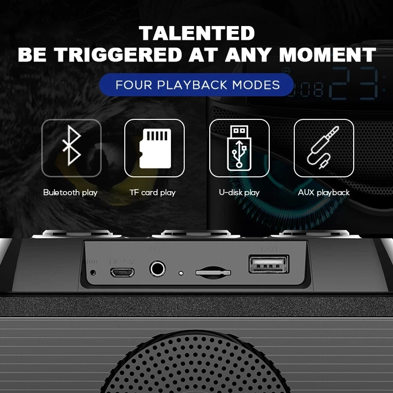 Wireless Bluetooth Speaker Por - Audio Music Play avaliação e preço