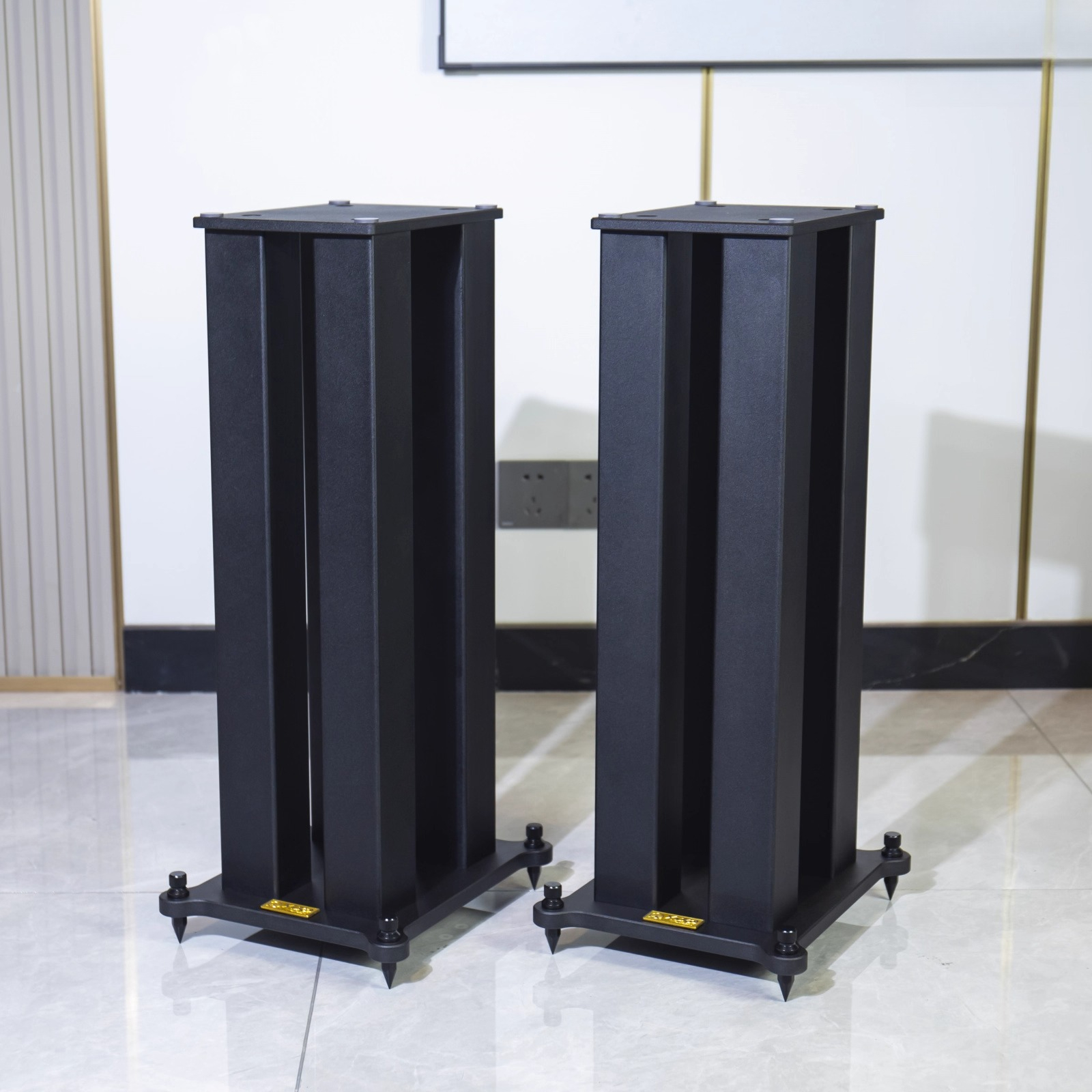 Full Iron Metal Bookshelf Spea - Speaker Stand Tripod avaliação e preço