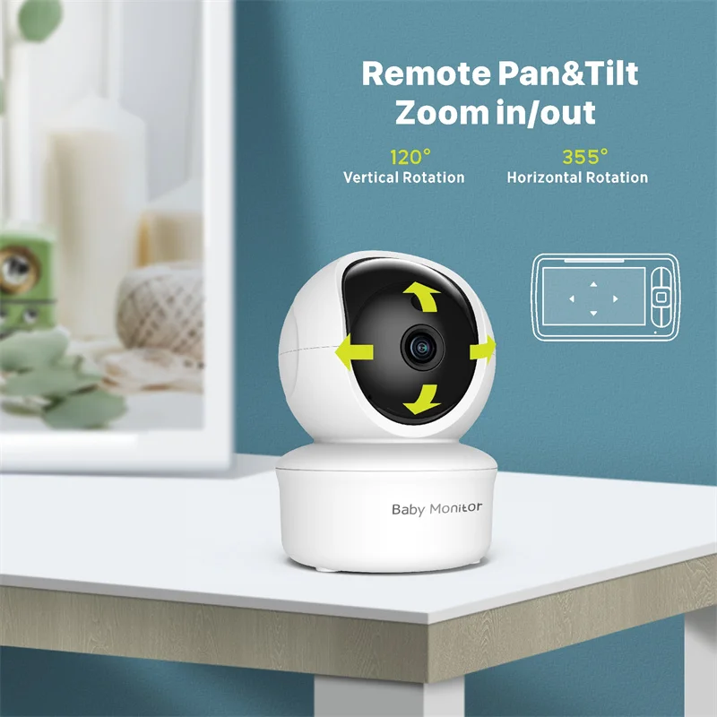 5inch Video Baby Monitor with  - Zoom Audio Music avaliação e preço