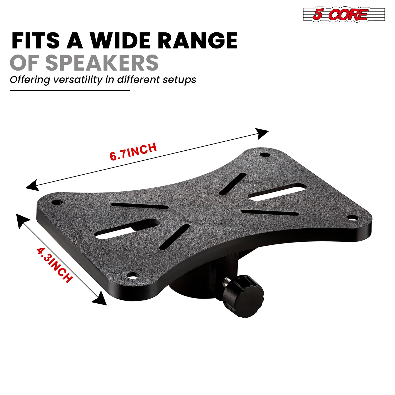 5 Core Speaker Stand 2Pc Adjus - Speaker Stand Tripod avaliação e preço