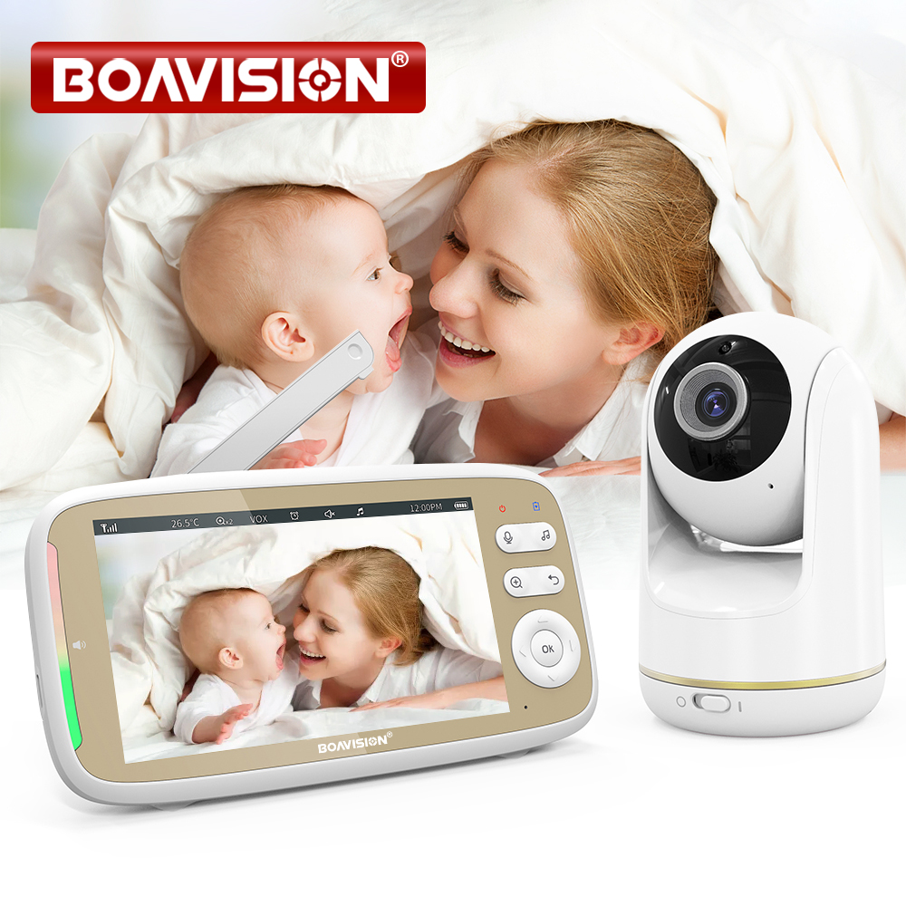 VB803 Baby Monitor 5 Inch 720P - Zoom Audio Music avaliação e preço
