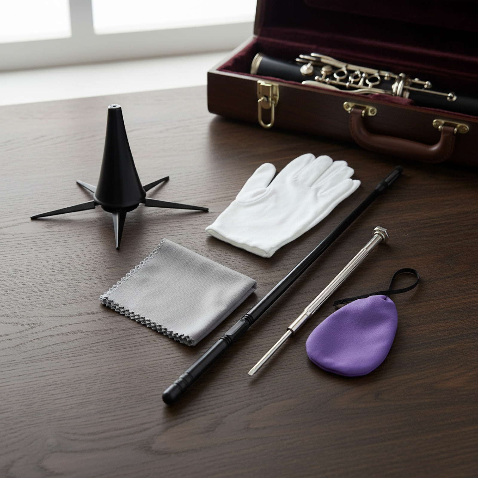 Clarinet Cleaning Kit Portable - Clarinet Care Kit avaliação e preço