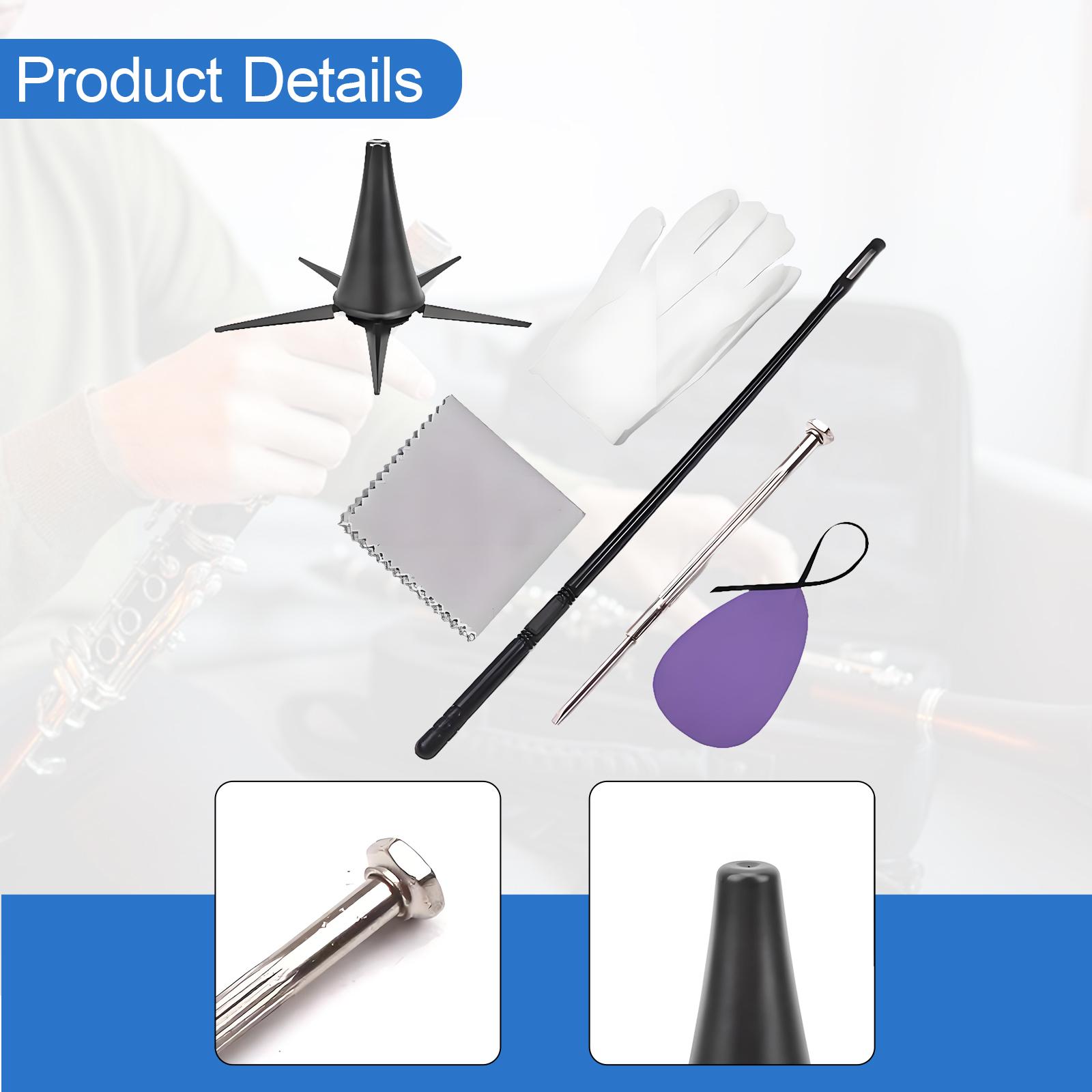 Clarinet Cleaning Kit Portable - Clarinet Care Kit avaliação e preço
