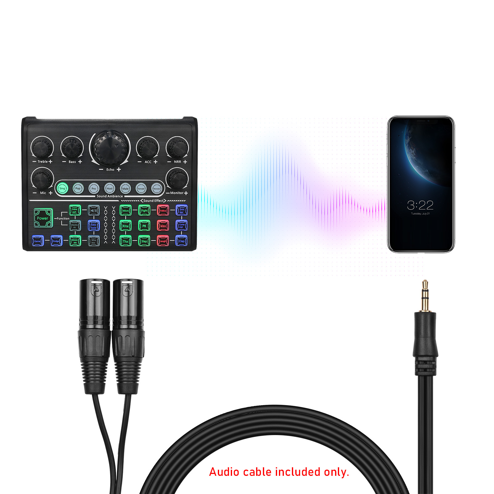 3.5mm Stereo Jack Male to Dual - Audio Music Mixer avaliação e preço
