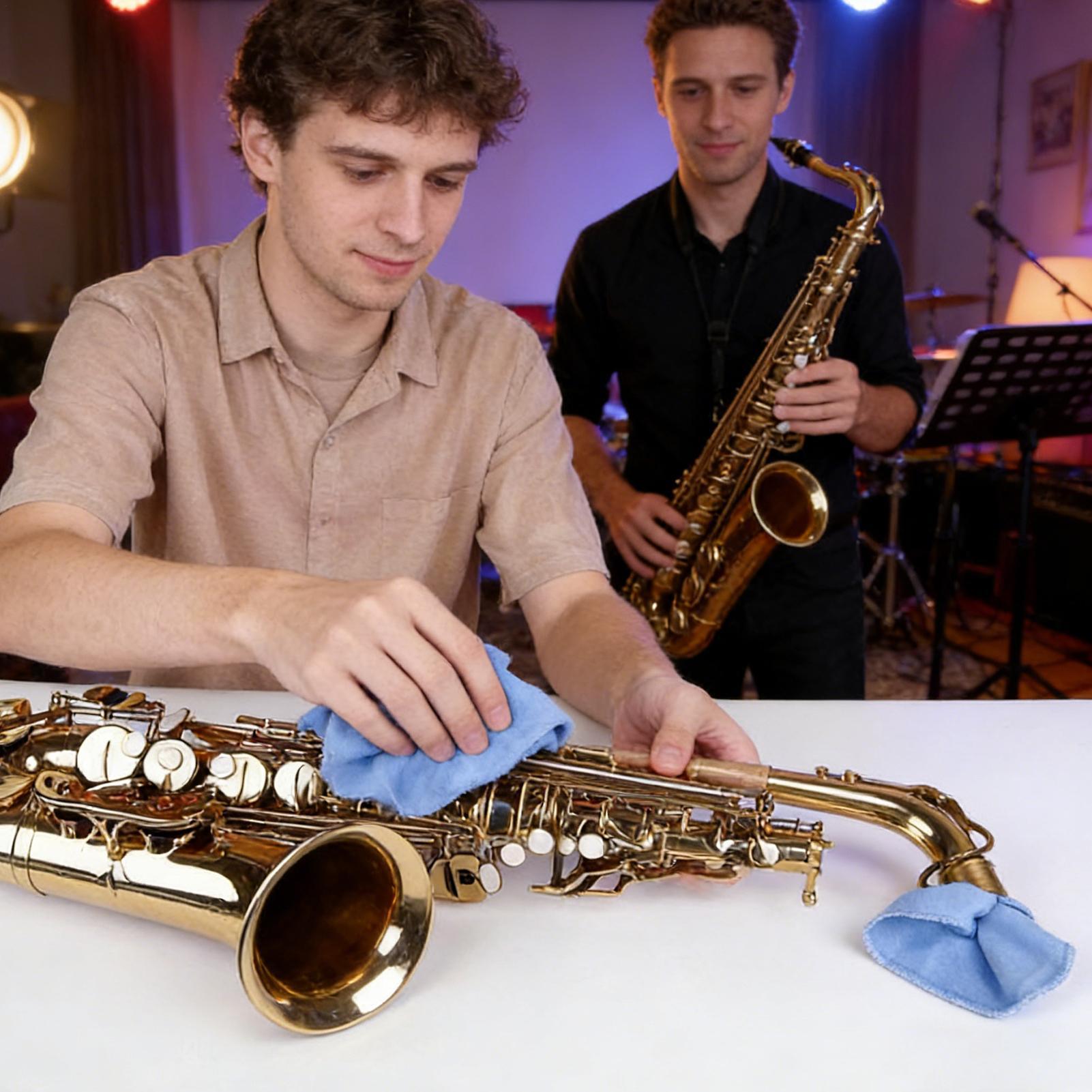 Saxophone Cleaning Cloth Kit 2 - Clarinet Care Kit avaliação e preço