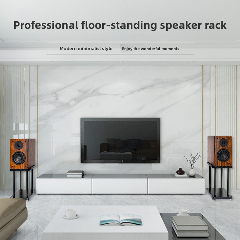 1pcs Speaker stand desktop bas - Speaker Stand Tripod avaliação e preço