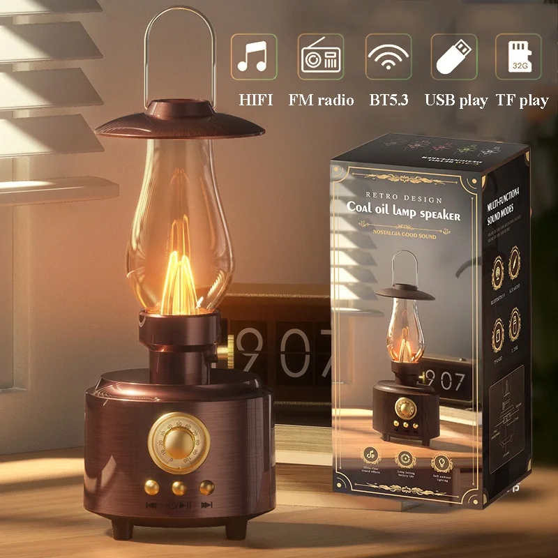 Classic Vintage Night Lamp FM  - Audio Music Play avaliação e preço