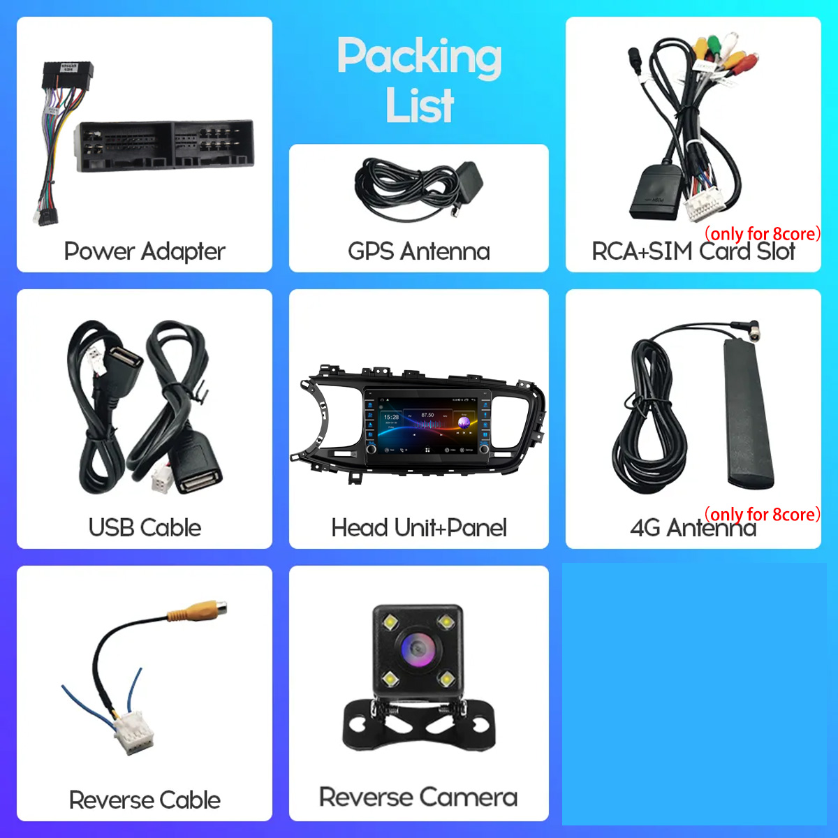 8G Ram 128GB QLED Car Radio St - Audio Music Hindi avaliação e preço