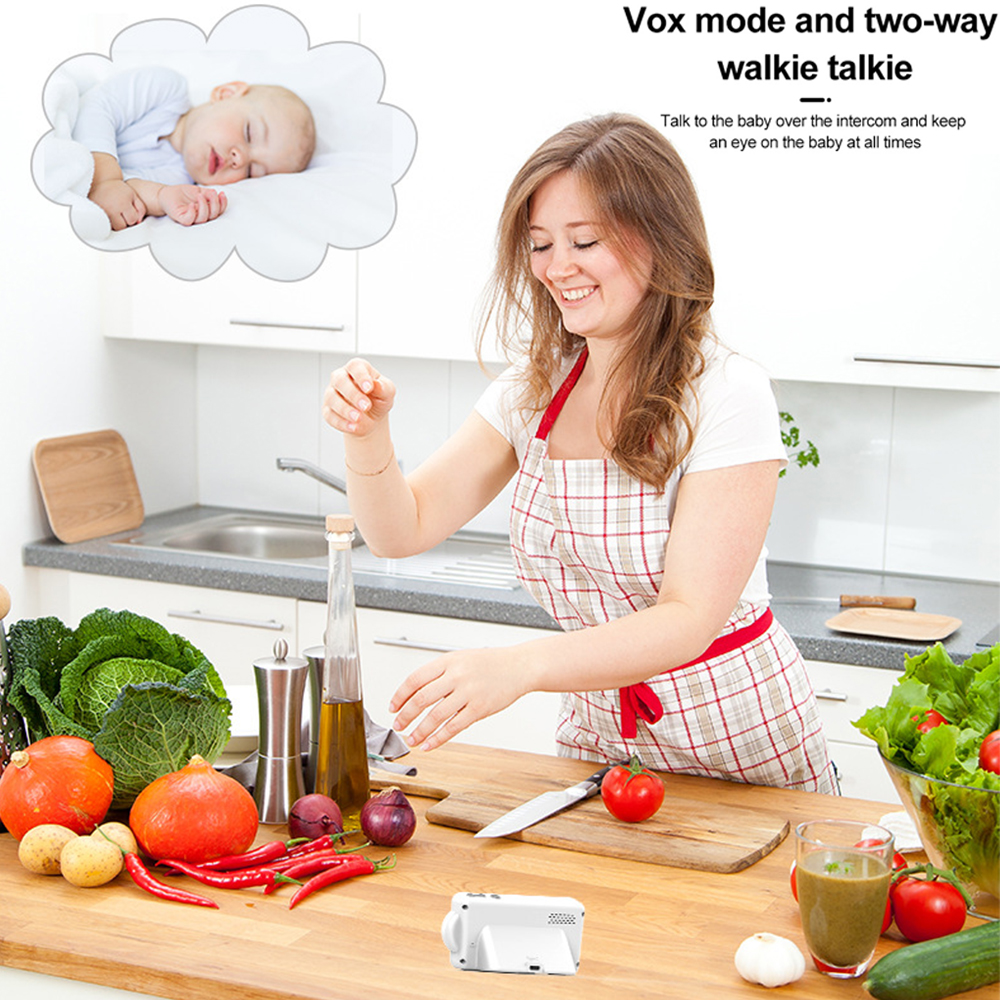 2.8 Inch Video Baby Monitor Di - Zoom Audio Music avaliação e preço