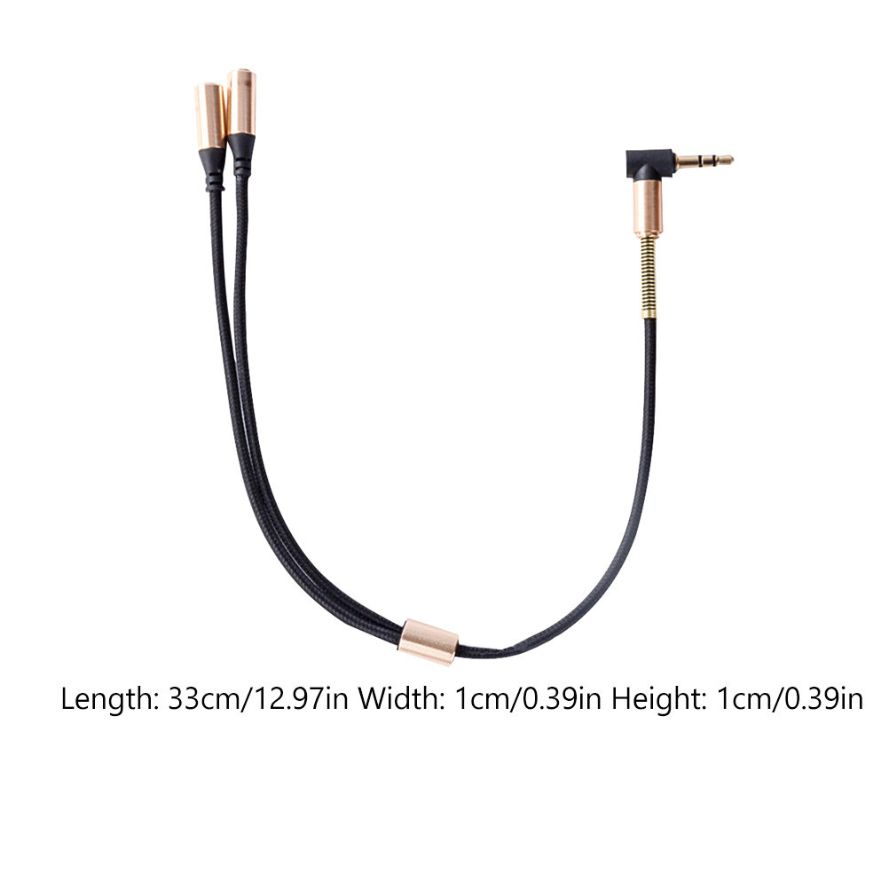 Dual 3.5mm Aux Audio Line Head - Audio Music Free Online avaliação e preço