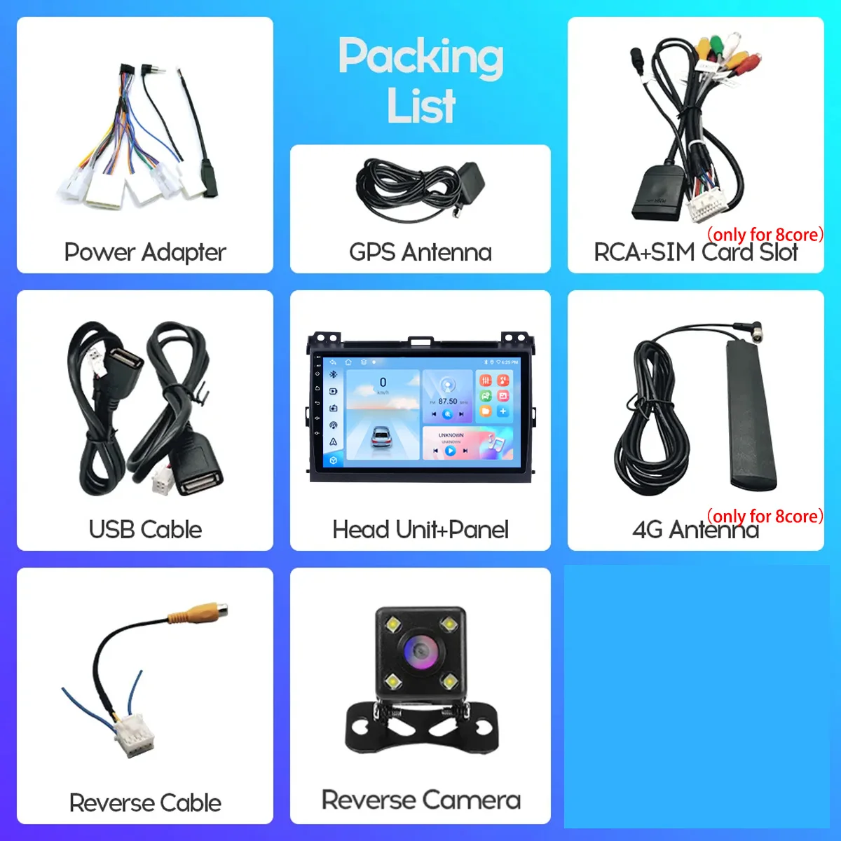 8Core Android 14 8G+128G For T - Audio Music Hindi avaliação e preço