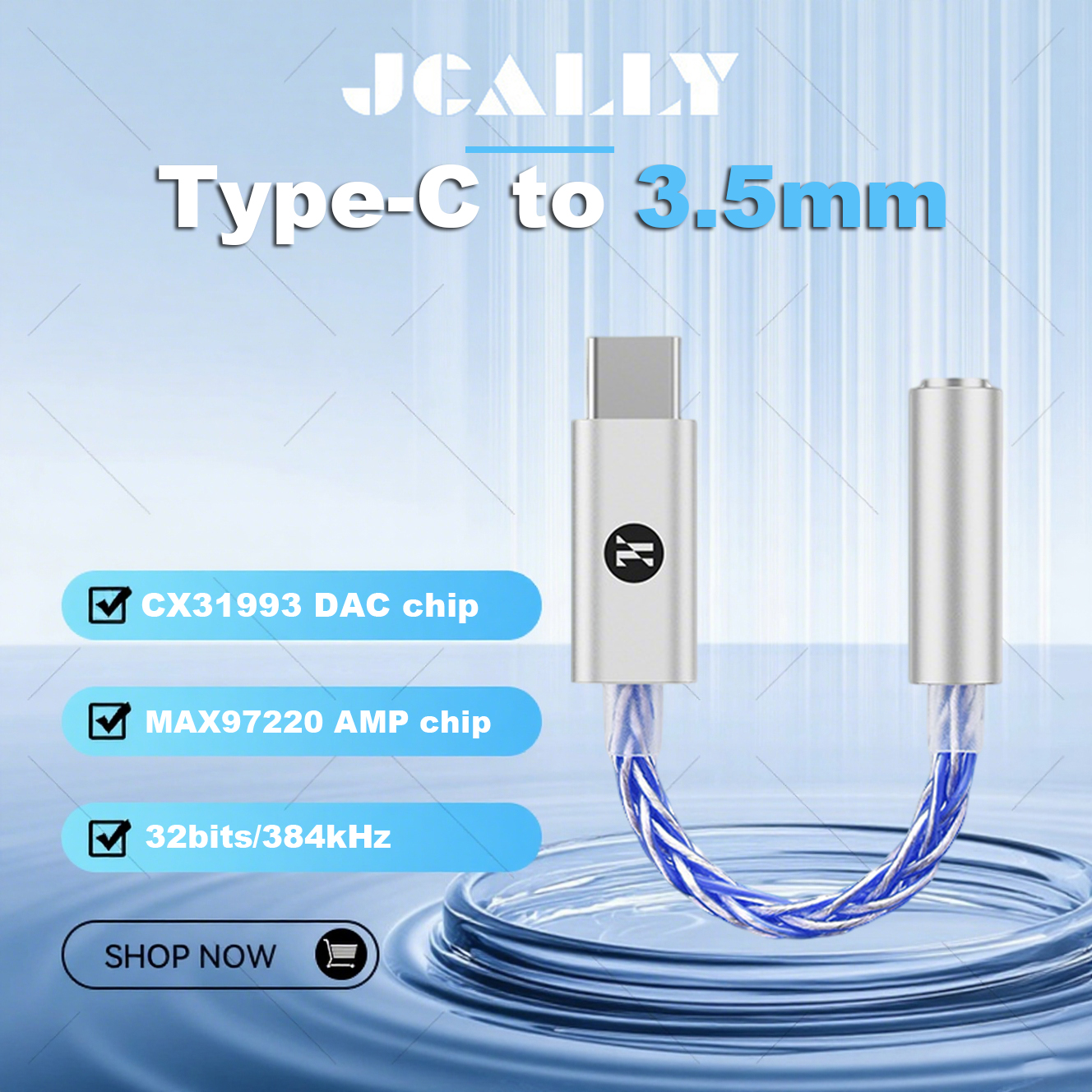 JCALLY JM6 Pro Type-C to 3.5mm - Headphone Amplifier Dac avaliação e preço