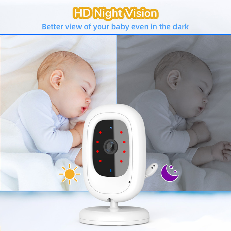 5 Inch 1080P LCD Baby Monitor  - Zoom Audio Music avaliação e preço