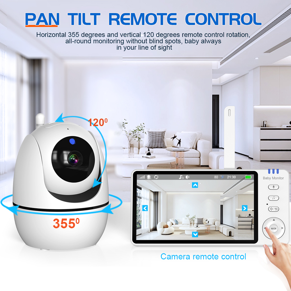 Video Baby Monitor with Cam an - Zoom Audio Music avaliação e preço