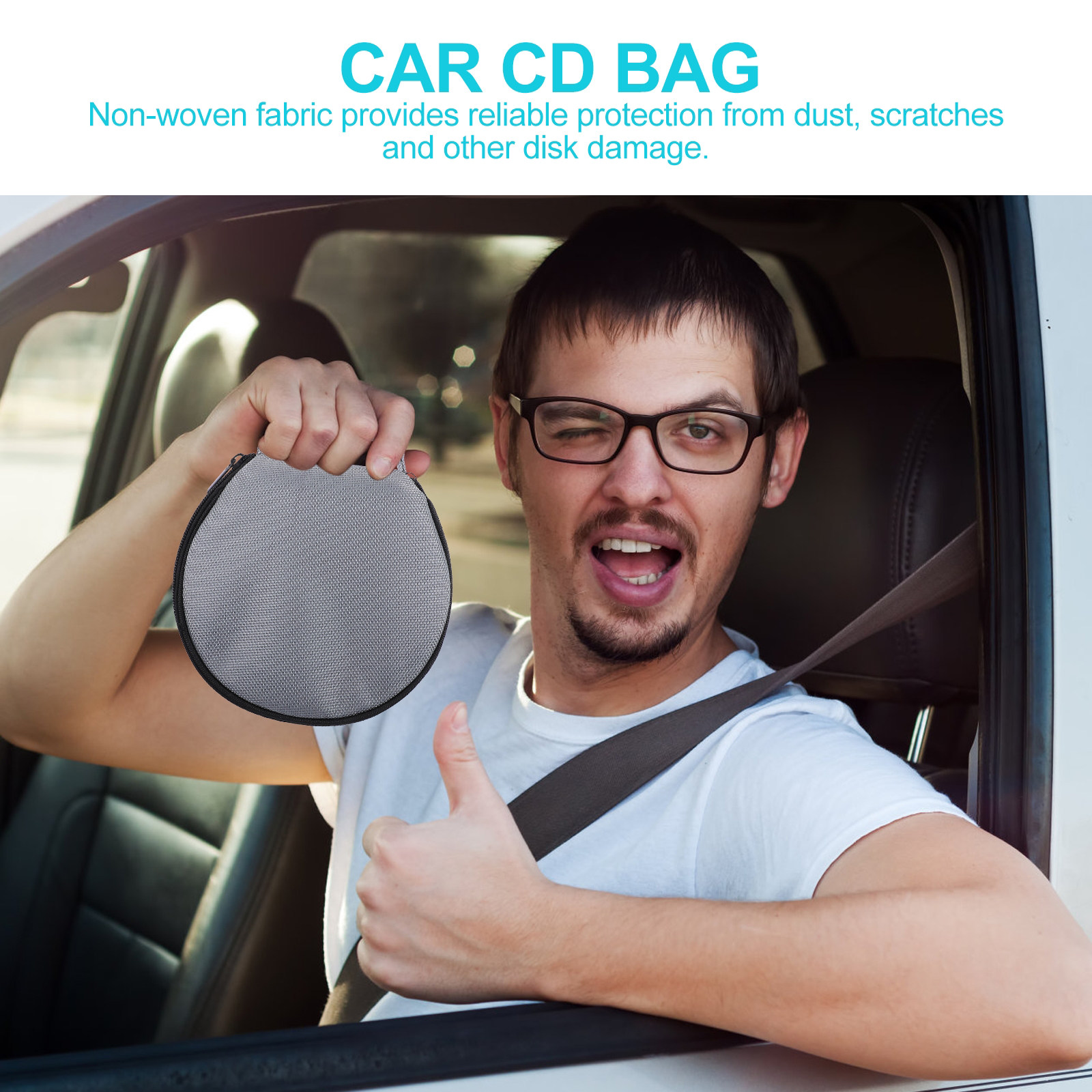 Cd Protective Case 20 Capacity - Music Audiobook avaliação e preço