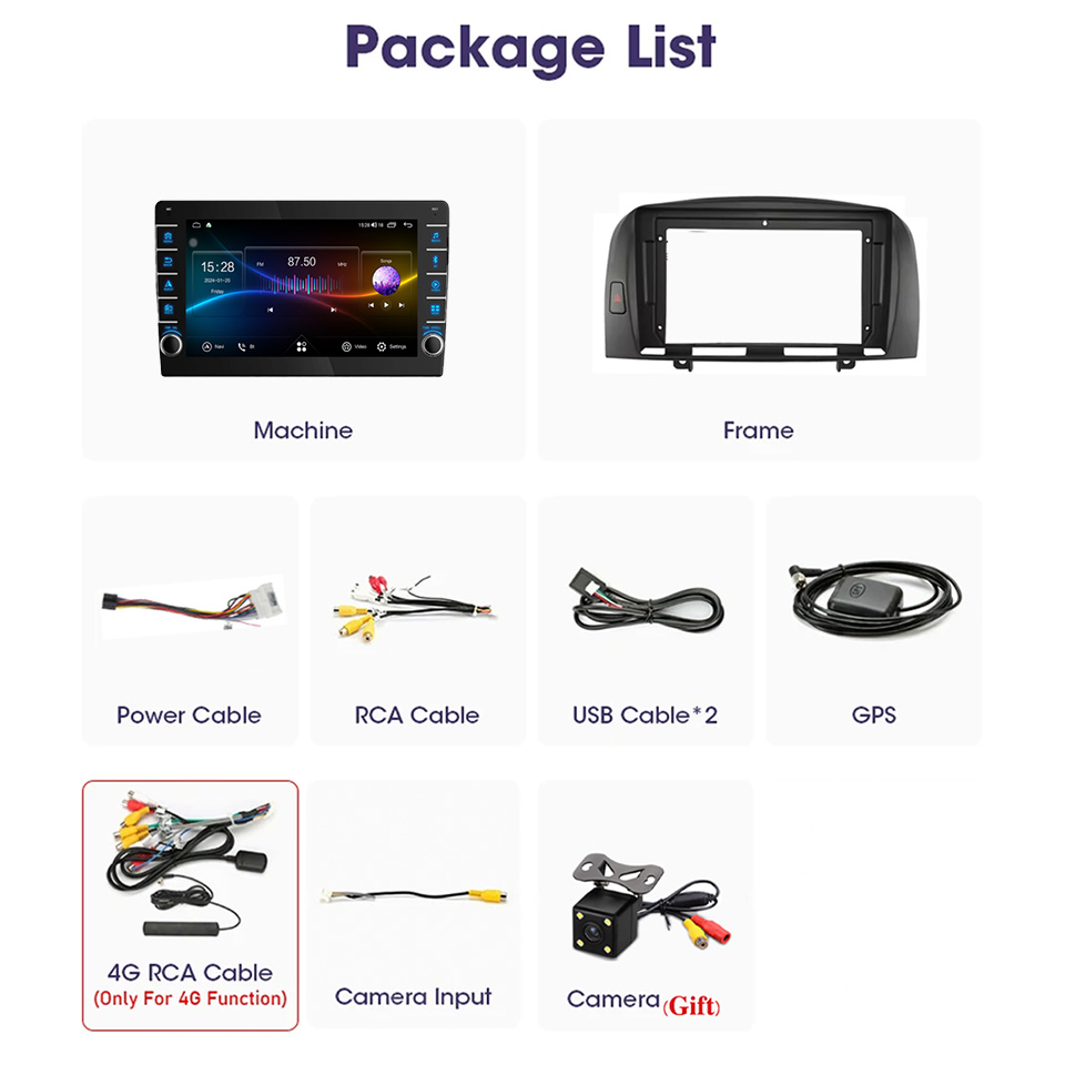 8G Ram 128GB QLED Car Radio Vi - Audio Music Hindi avaliação e preço