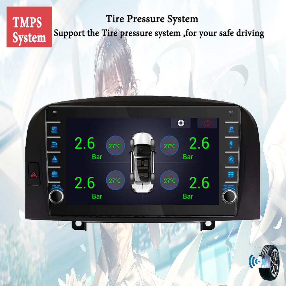 8G Ram 128GB QLED Car Radio Vi - Audio Music Hindi avaliação e preço