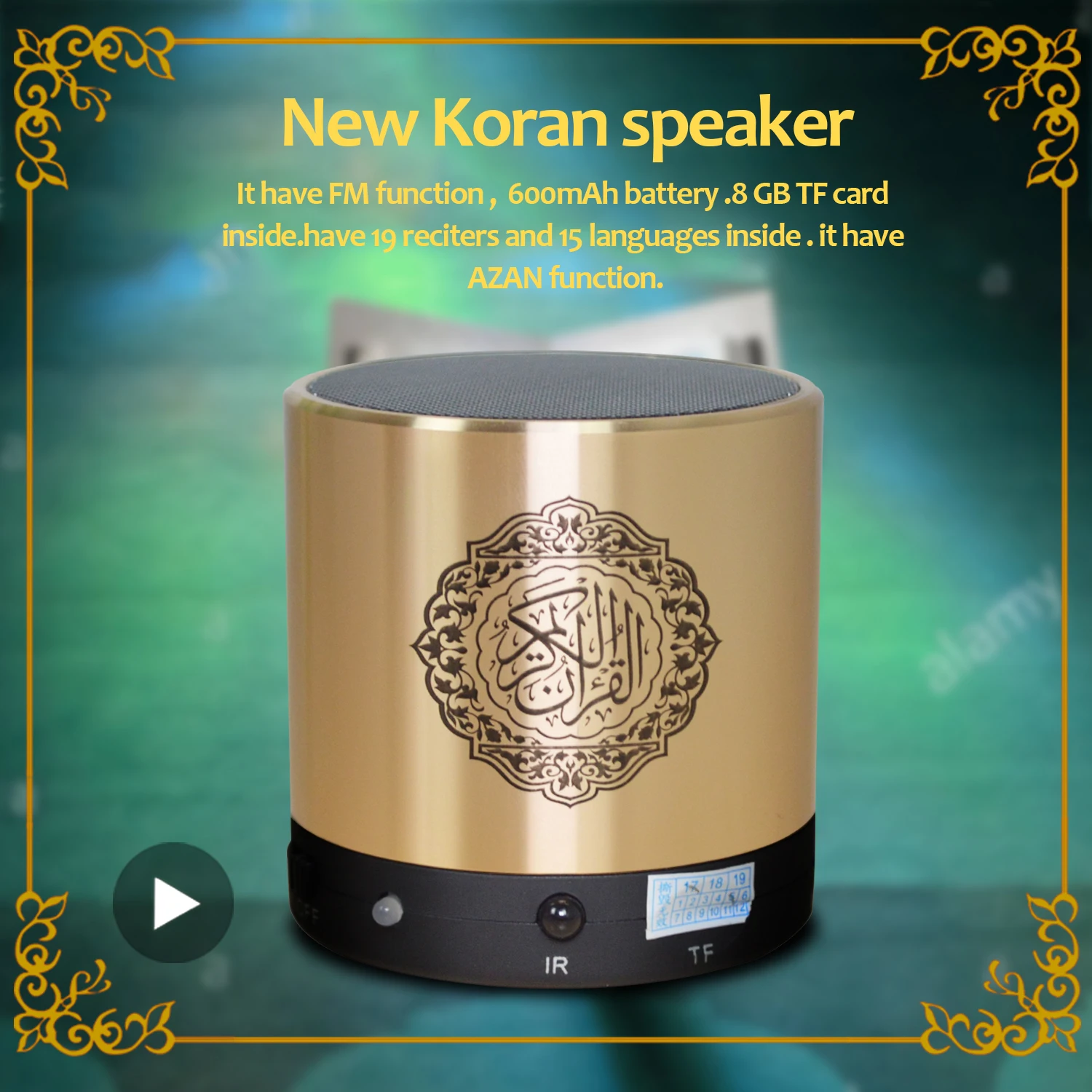 Quran Azan Koran Islamic Musli - Audio Music Islamic avaliação e preço