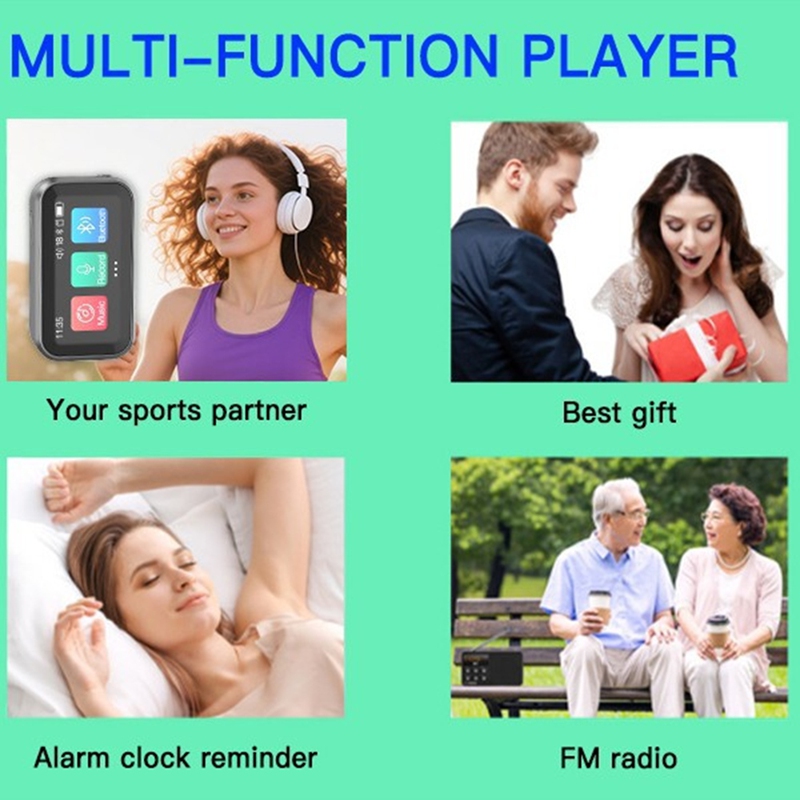 Touch Screen Mini Bluetooth MP - Music Audiobook avaliação e preço