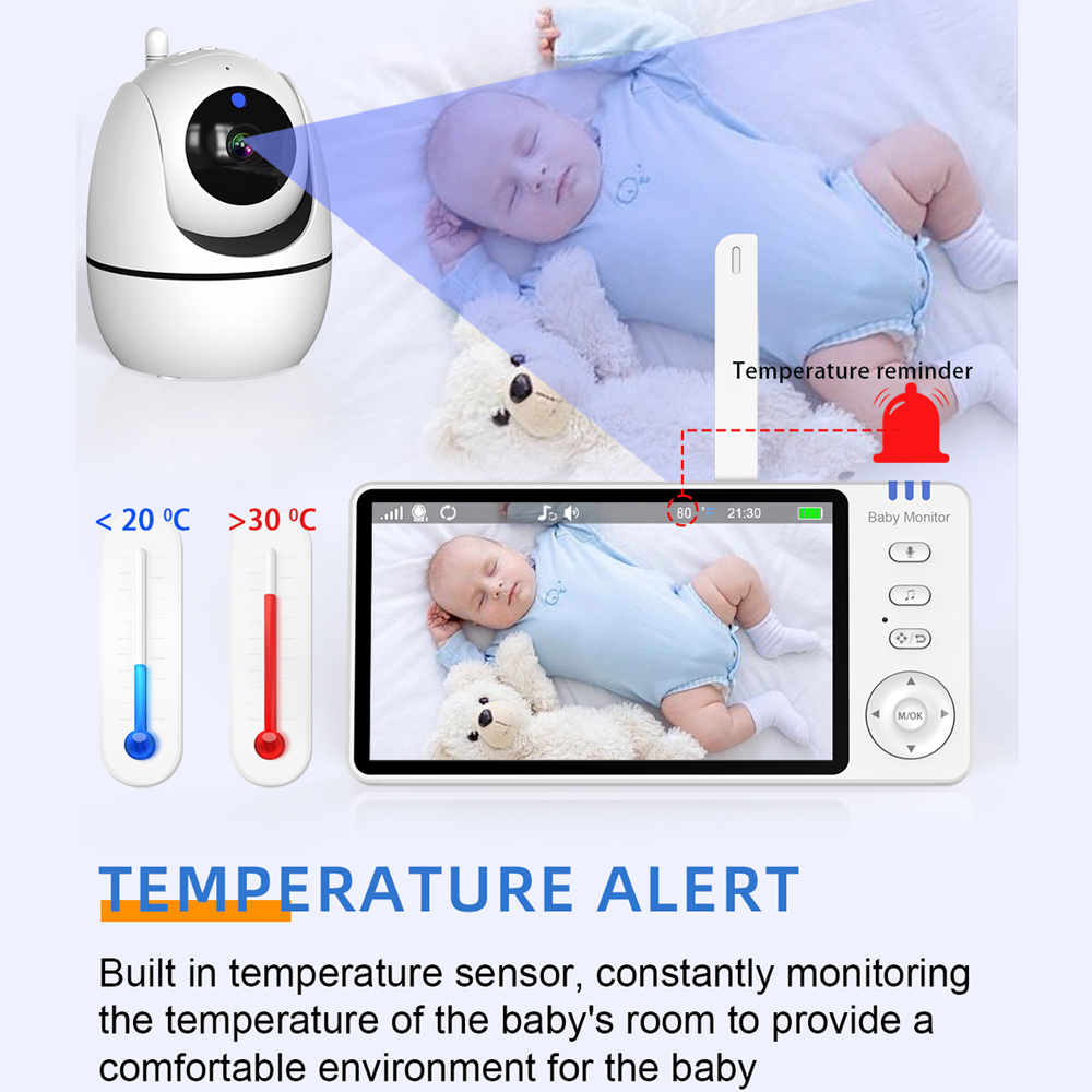 Video Baby Monitor with Cam an - Zoom Audio Music avaliação e preço