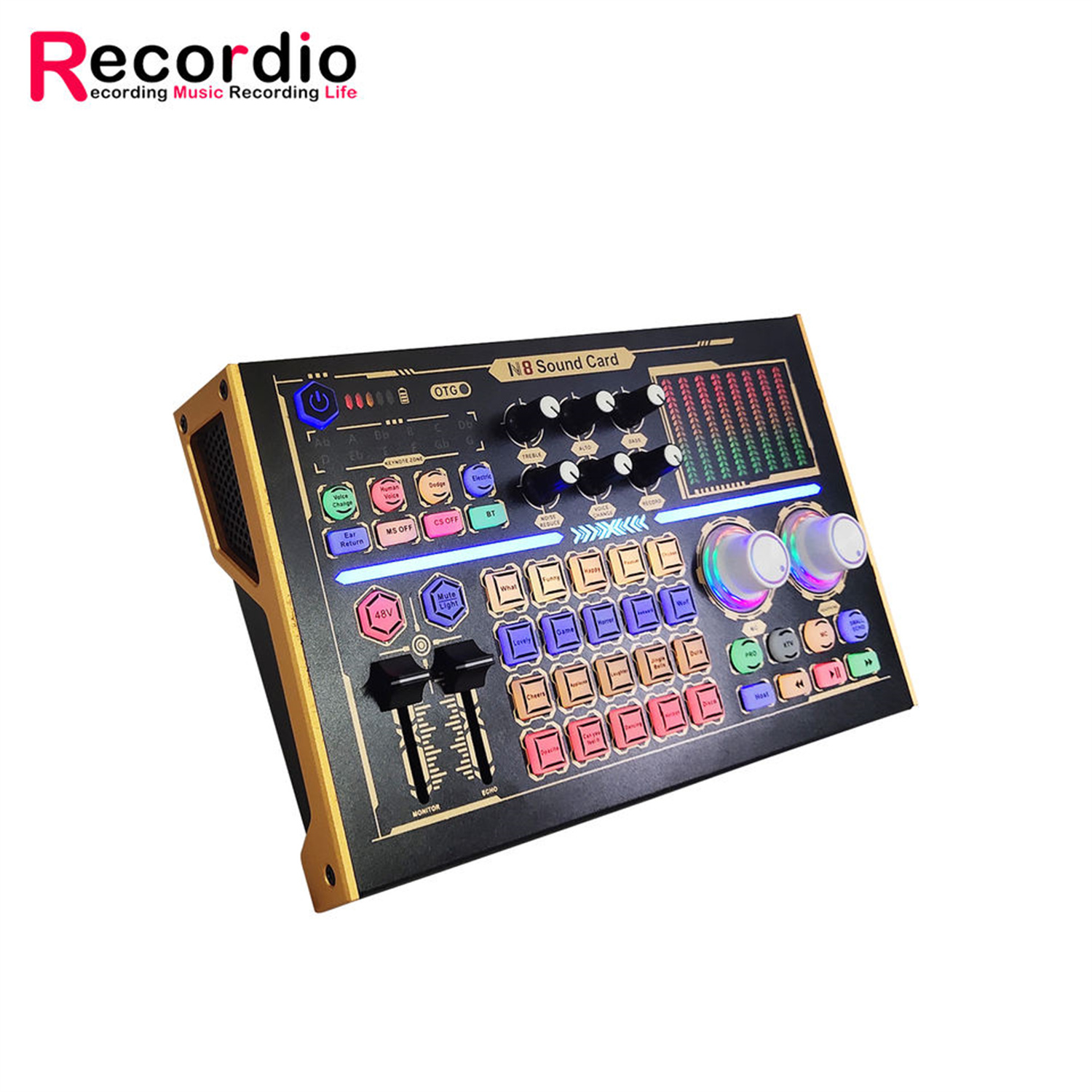 GAX-N8 Professional Recording  - Audio Music Mixer avaliação e preço