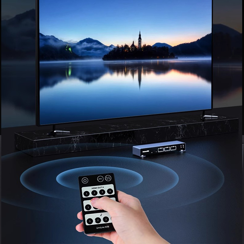 HDMI Matrix Distributor 4 in 3 - Headphone Amplifier Dac avaliação e preço
