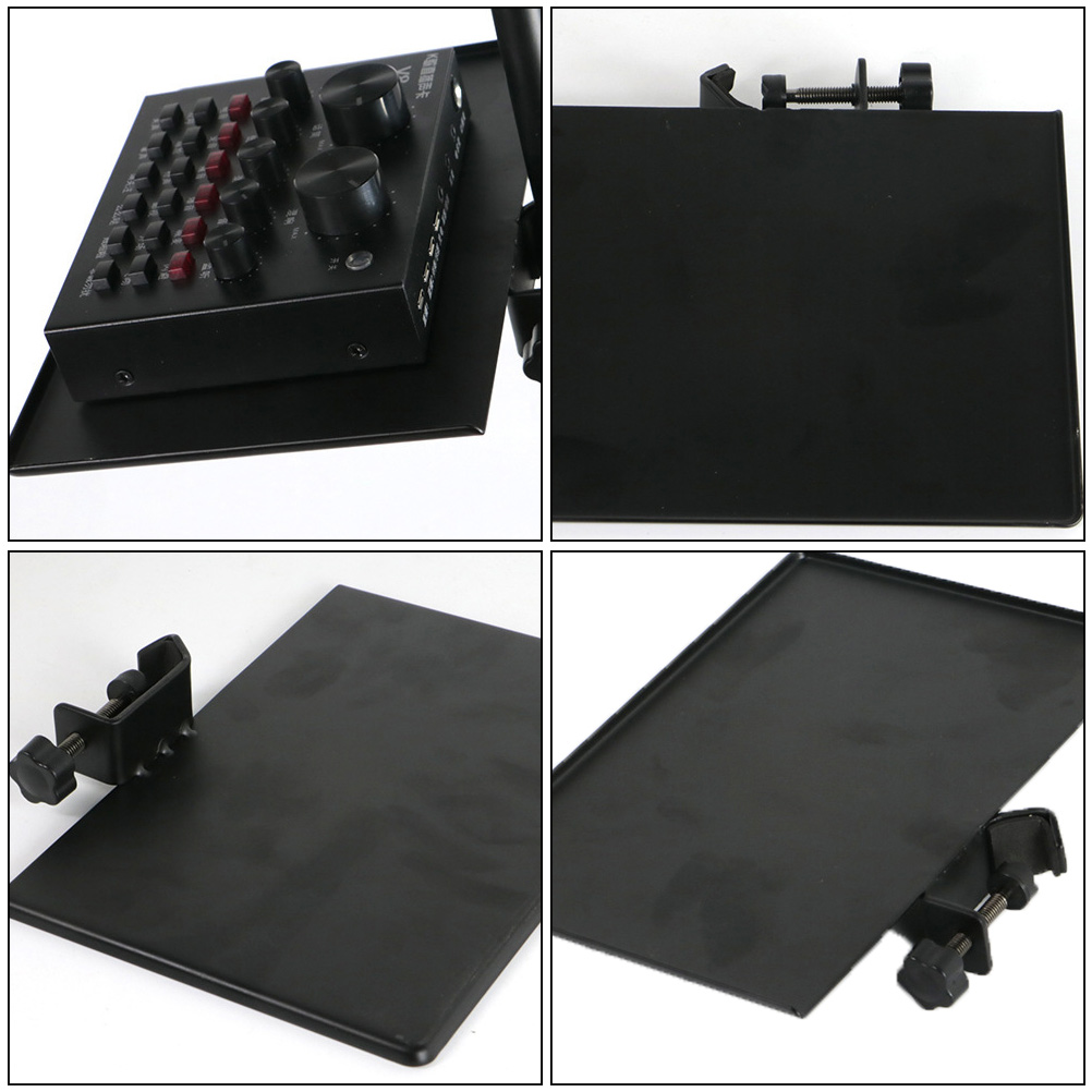 Card Tray Iron Clamp Cell Phon - Speaker Stand Tripod avaliação e preço