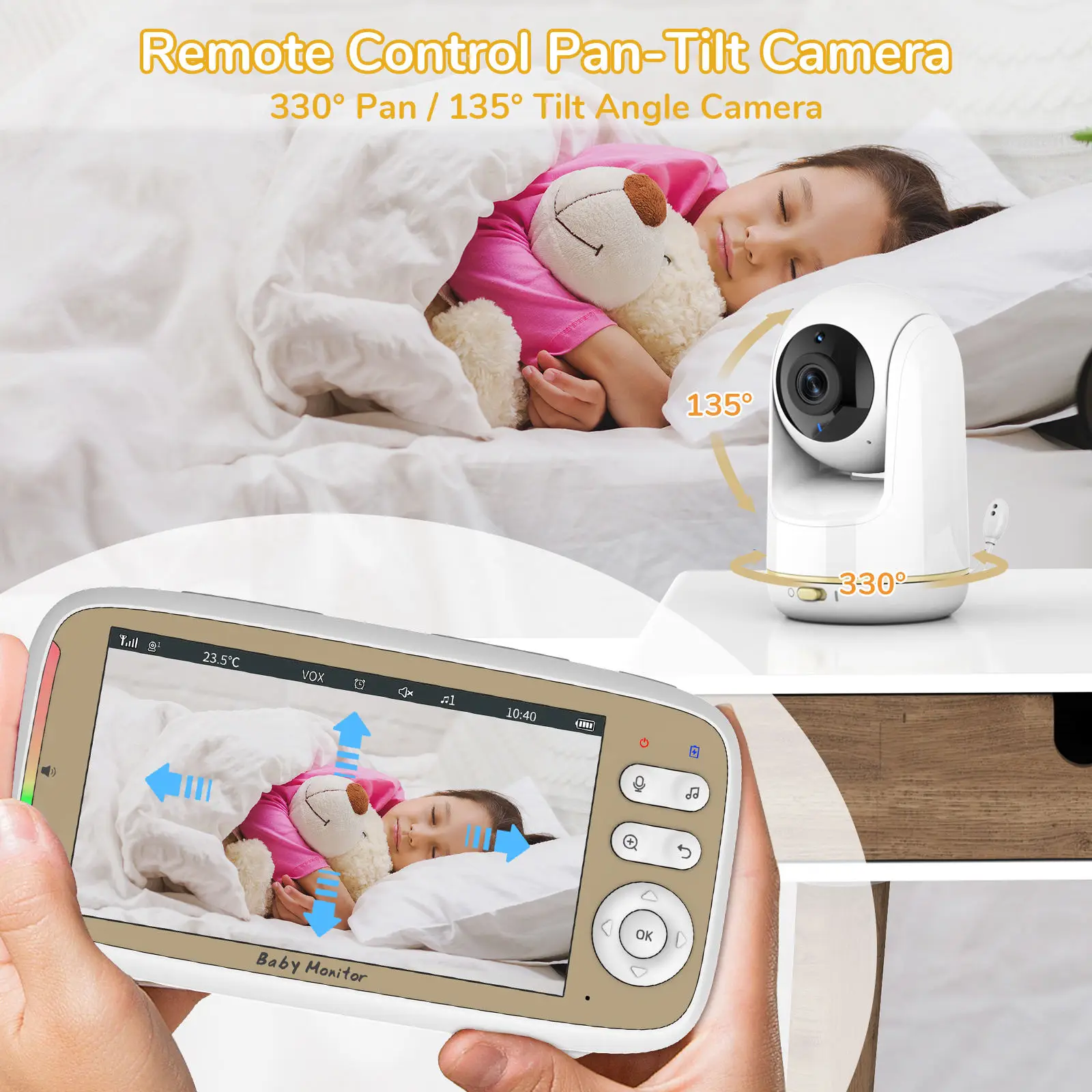 5 Inch Baby Monitor 3X Zoom PT - Zoom Audio Music avaliação e preço