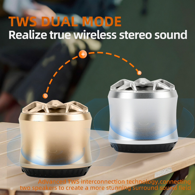 2-in-1 wireless TWS metal shel - Audio Music Play avaliação e preço