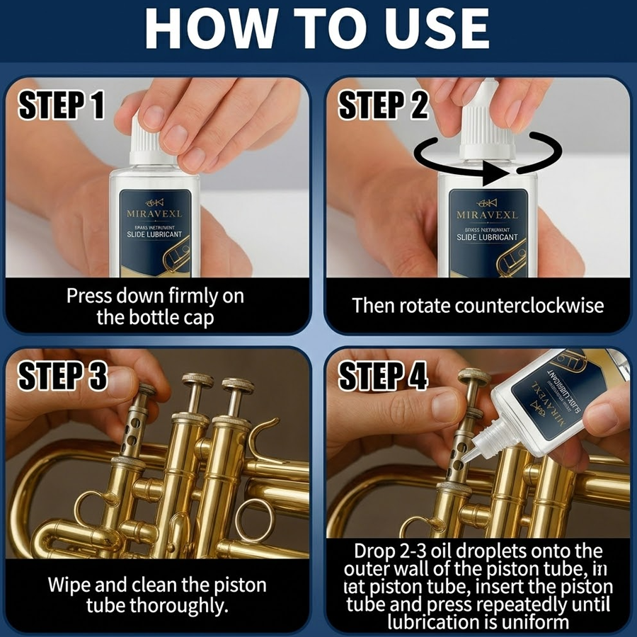 MIRAVEXL Professional Trumpet  - Trumpet Valve Oil avaliação e preço